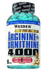 Weider - Arginine + Ornithine 4000 - 180 caps - Nutri.se
